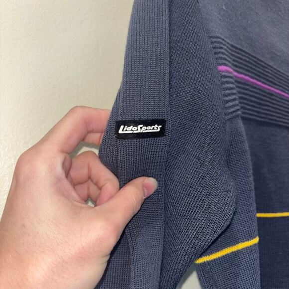 Vintage Lido Sports 100% Wool Ski Sweater – Made in USA- Winter Sweater- Medium - Picture 11 of 15